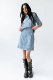 Jana Denim Skirt in Light Wash