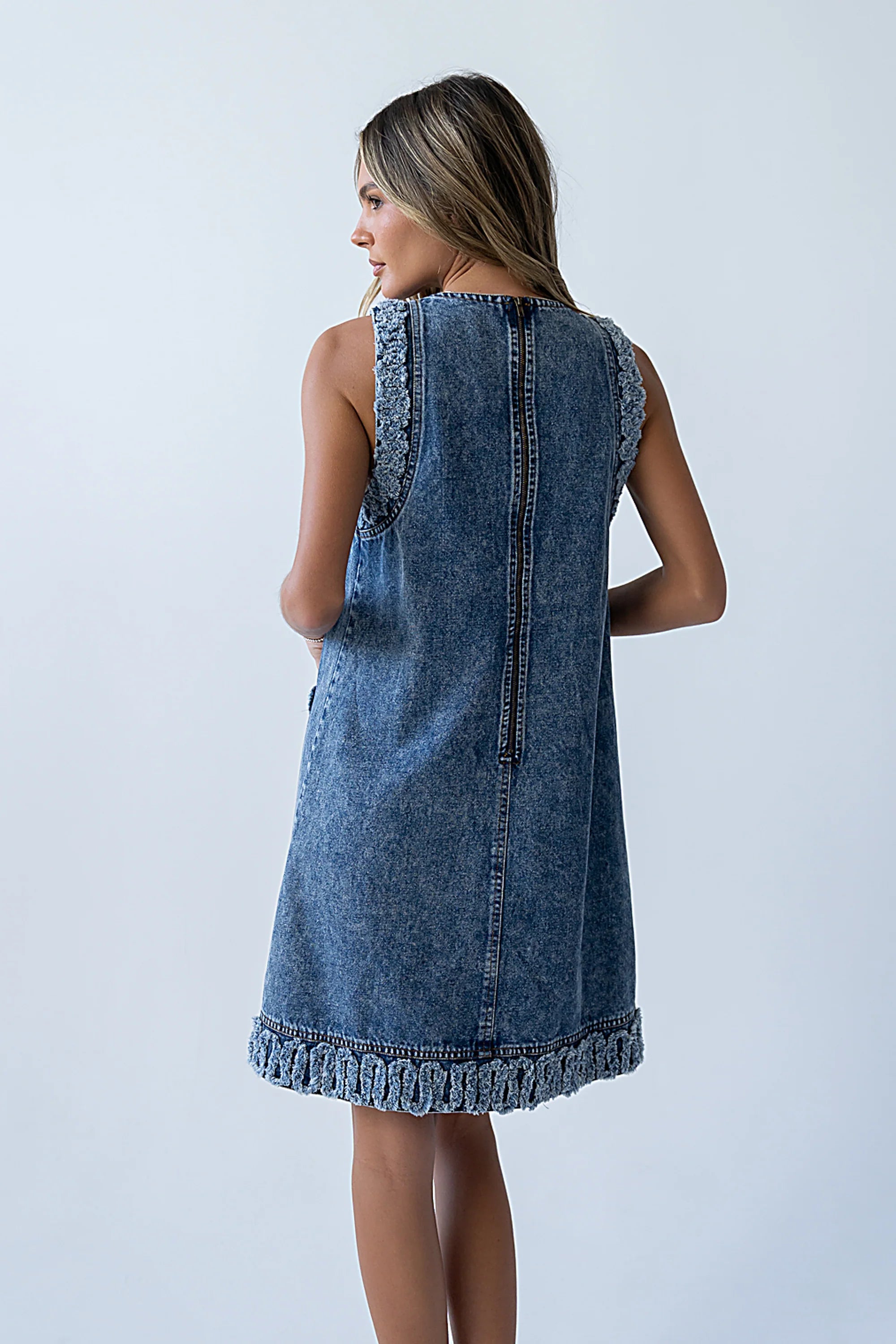 Keslie Denim Mini Dress