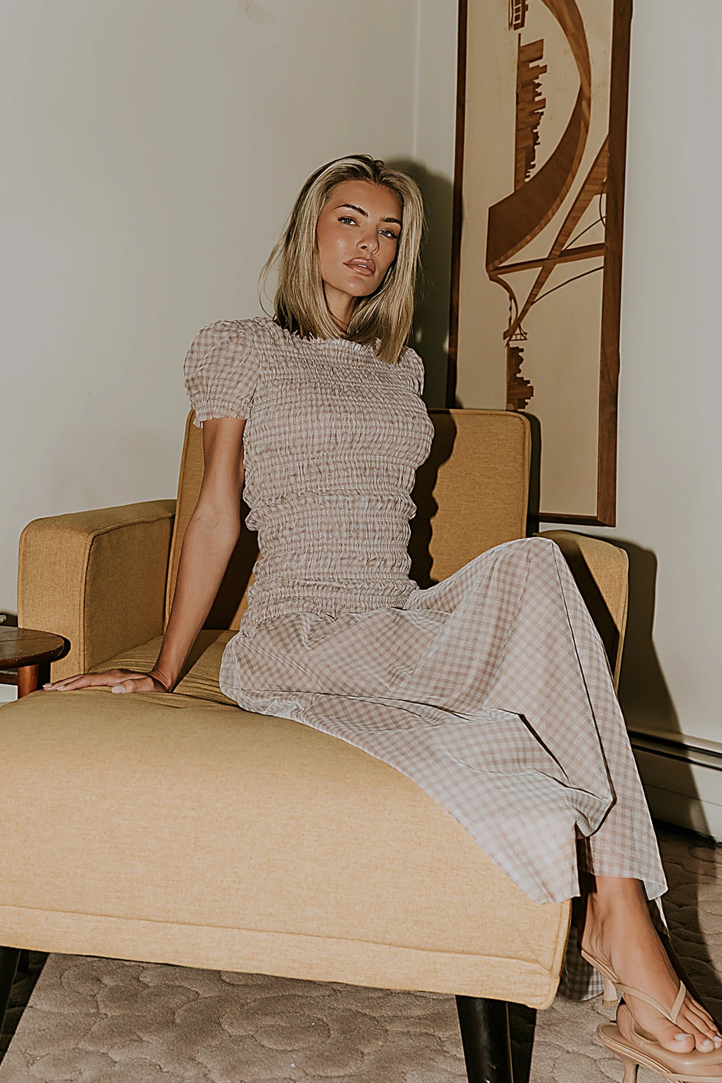 Daisy Gingham Maxi Dress FINAL SALE