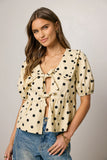 Ronie Peplum Top FINAL SALE