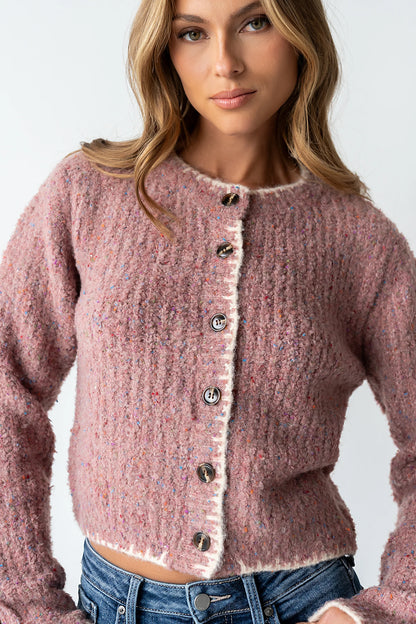 Quincy Speckled Cardigan FINAL SALE