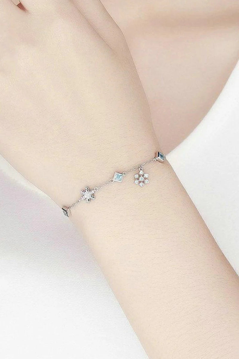 Snowflower Bolo Bracelet Bridesmaid Gift