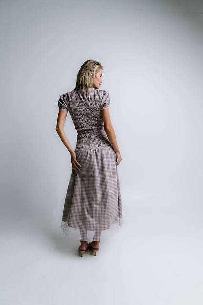 Daisy Gingham Maxi Dress FINAL SALE
