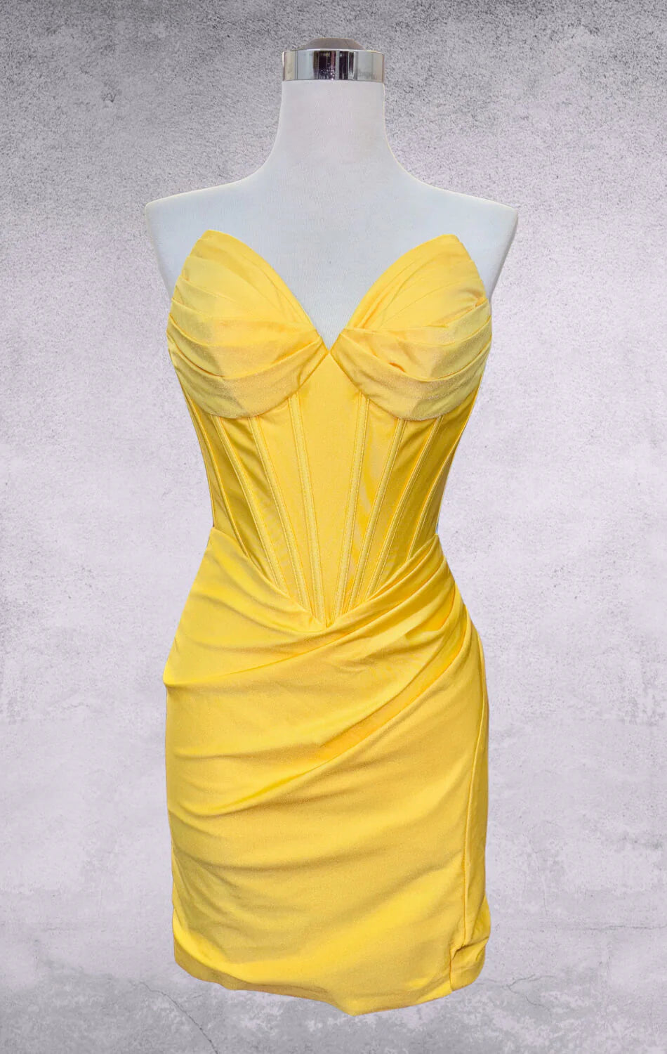 KNOX MINI DRESS STRAPLESS SATIN COCKTAIL DRESS