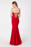 Poppy Maxi Dress Strapless Fitted Dress