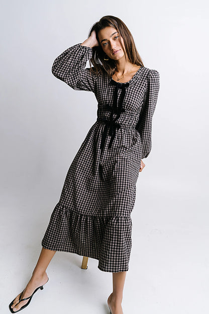 Anista Anne Maxi Dress in Black