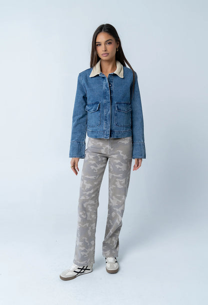 Brynley Denim Chore Jacket