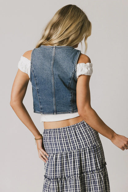 Maryanne Denim Vest FINAL SALE