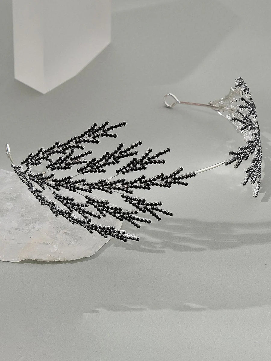 Metal Super Shiny Rhinestone Wide Headband Hair Accessories