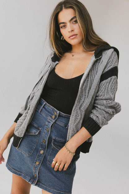 Giselle Zip Up Sweater FINAL SALE