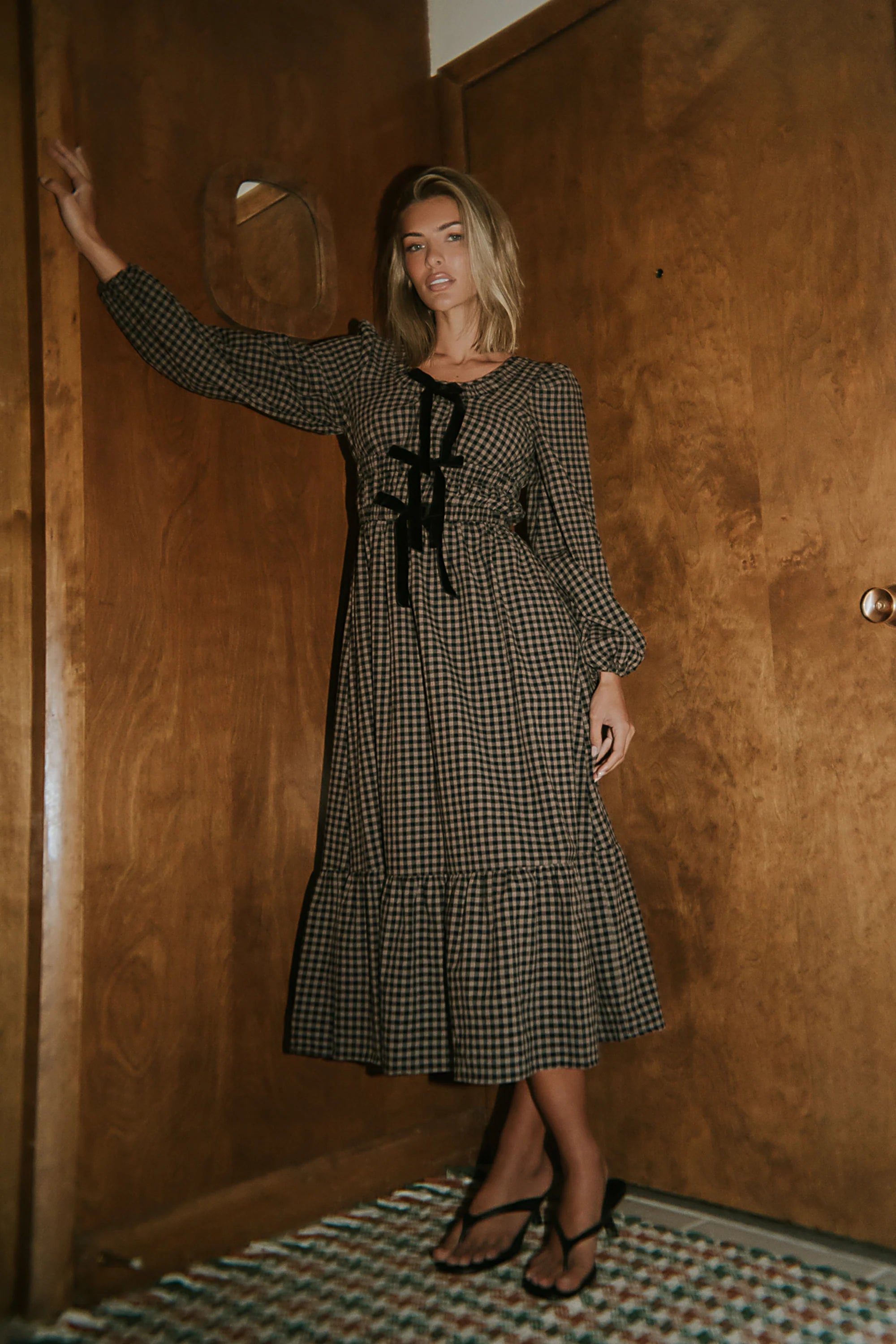 Anista Anne Maxi Dress in Black