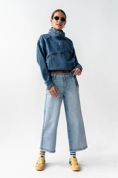 Regina Denim Jacket in Medium Wash