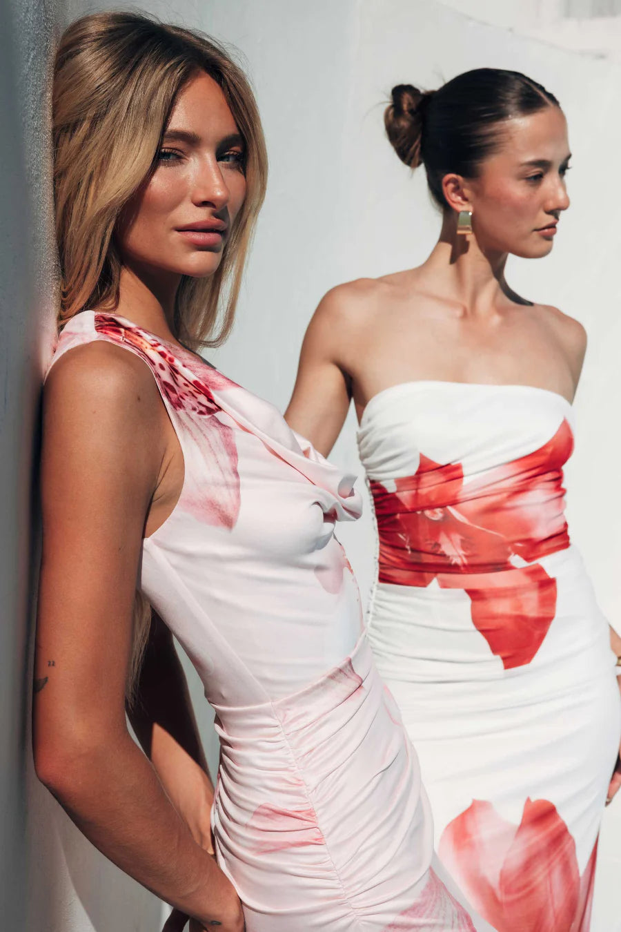 Aura Floral Mesh Maxi Dress