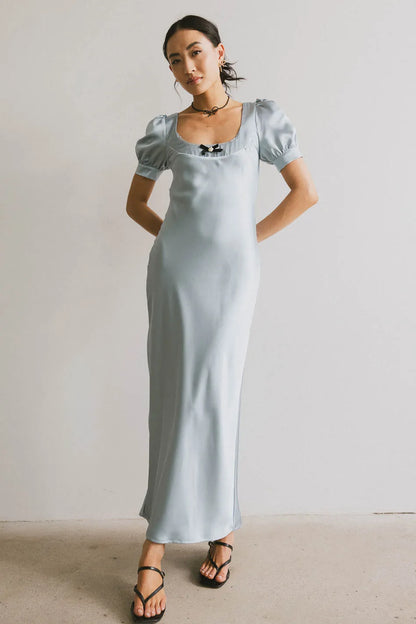 Birdie Satin Maxi Dress FINAL SALE