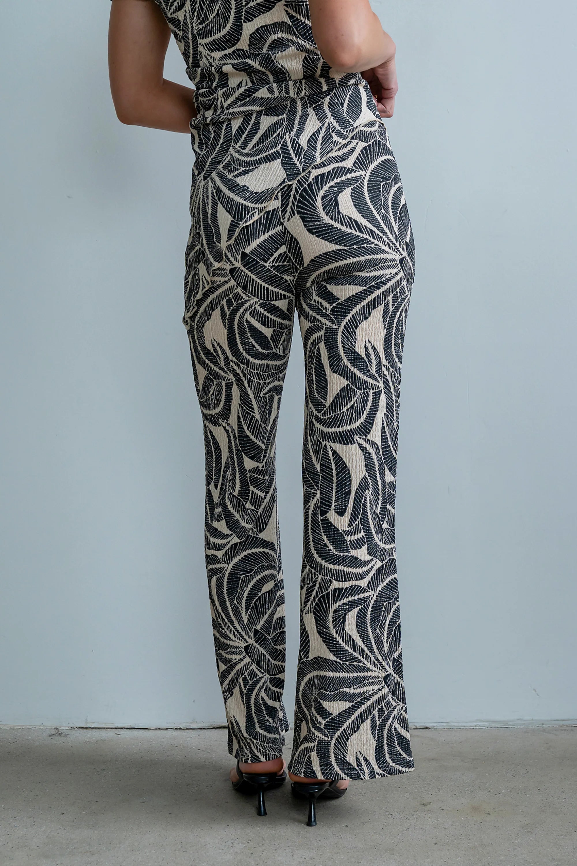 Minnie Abstract Wide Leg Pants