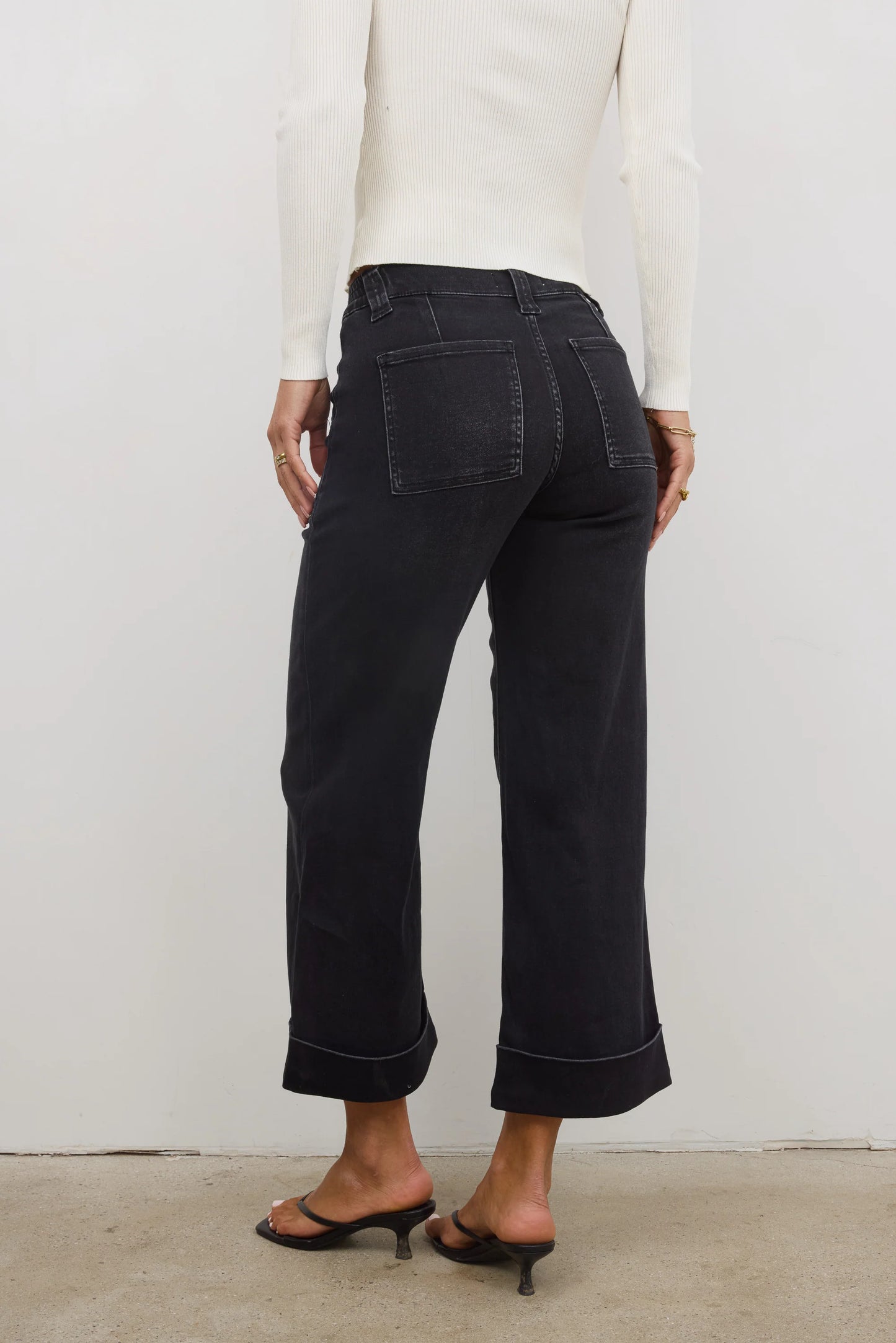 Kayden Cuffed Wide Leg Jeans FINAL SALE