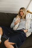 Nicole Knit Sweater in Blue FINAL SALE