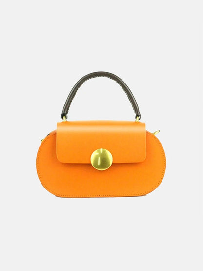 Womens Mini Flap Genuine Leather Clutch Bags with Crossbody Strap