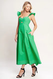 BEAUTIFULLY UNEXPECTED MIDI DRESS