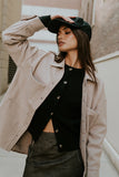 Bennie Oversized Shacket FINAL SALE
