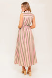 WINDSWEPT FIELDS MIDI DRESS OLIVE