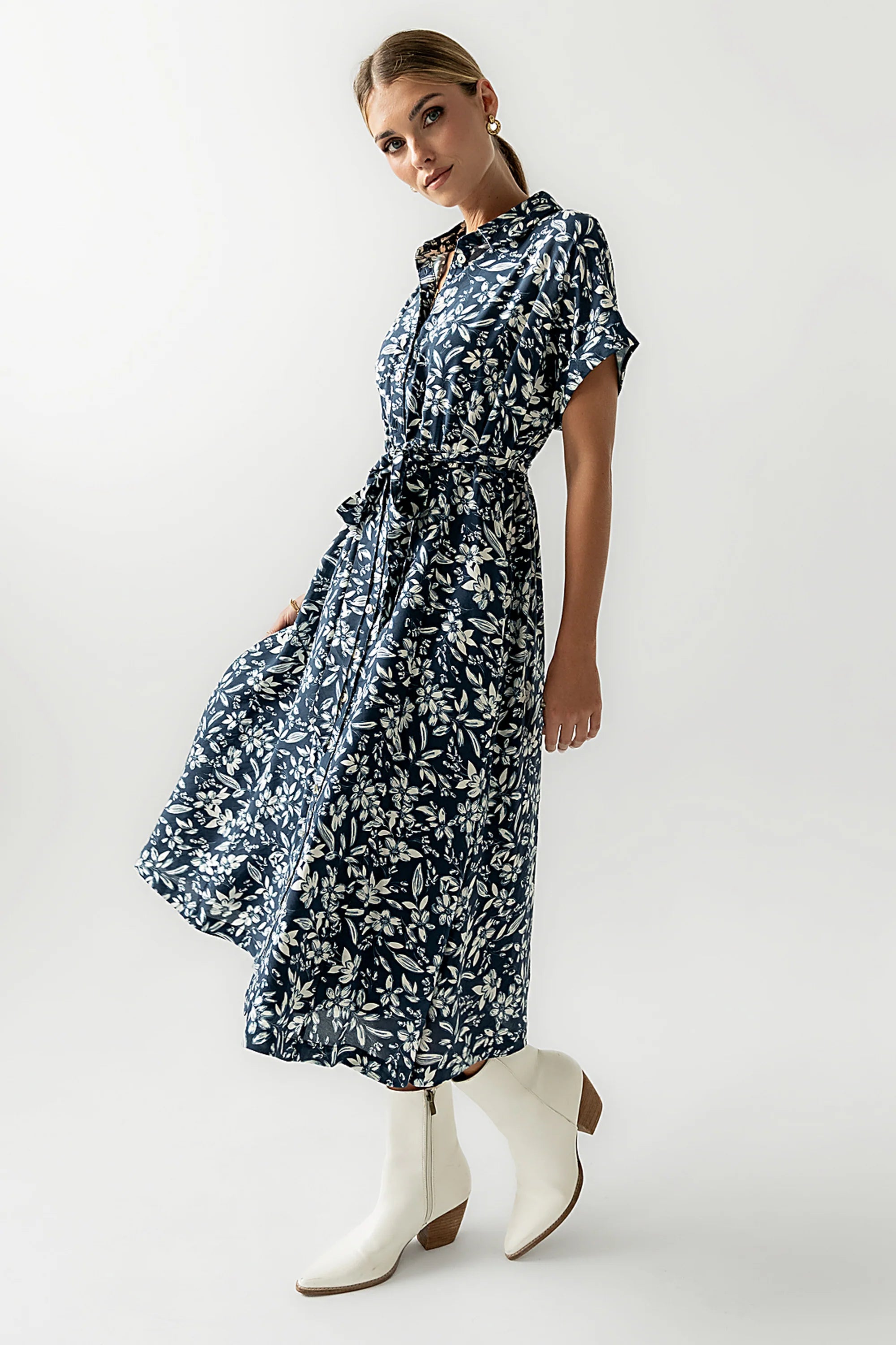 Zeke Floral Midi Dress