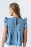 Kenna Pleated Blouse