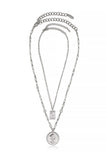 Medallions of Mine Layered Coin Necklace Set