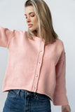 Carlie Knit Cardigan in Pink