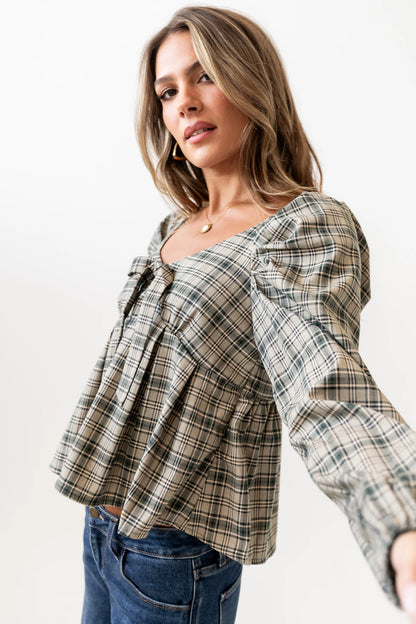 Smith Plaid Blouse FINAL SALE