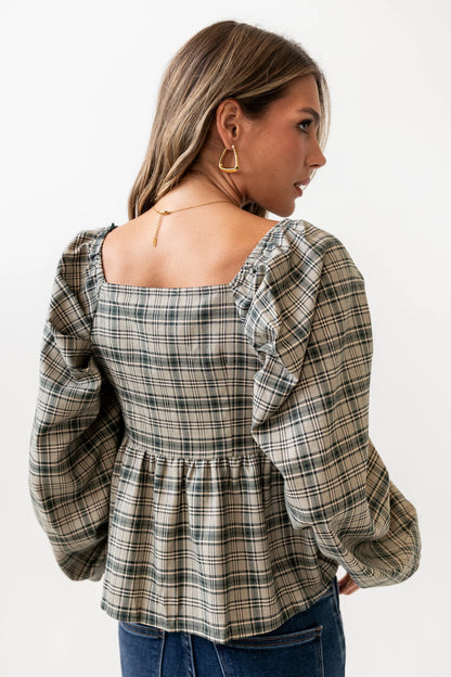 Smith Plaid Blouse FINAL SALE