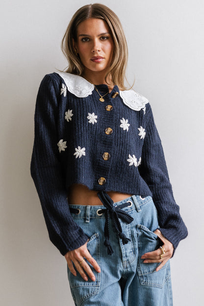 Ricky Embroidered Cardigan FINAL SALE
