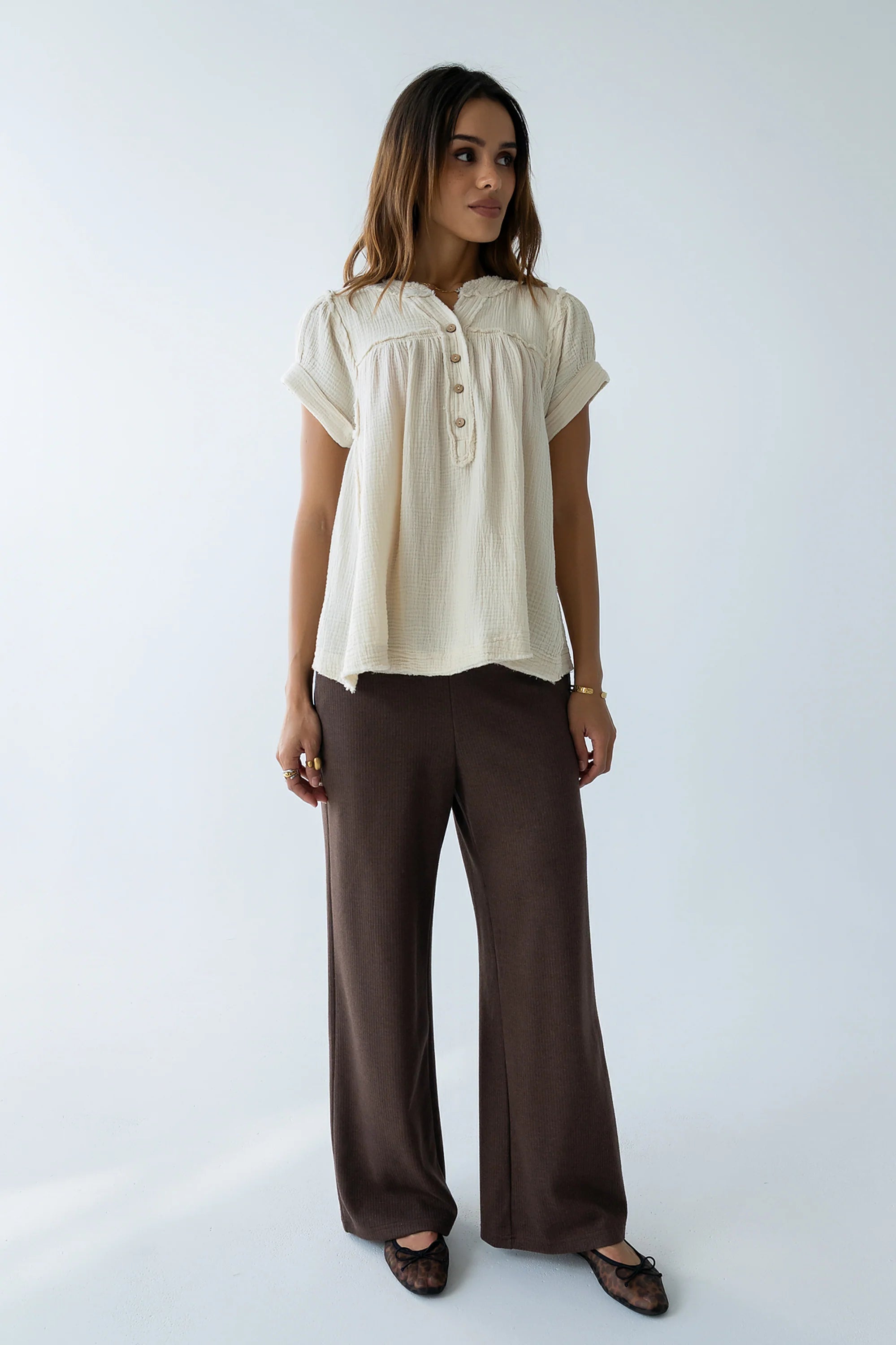 Giana Henley Blouse