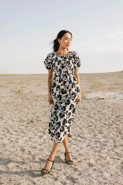 Marnie Smocked Midi Dress FINAL SALE