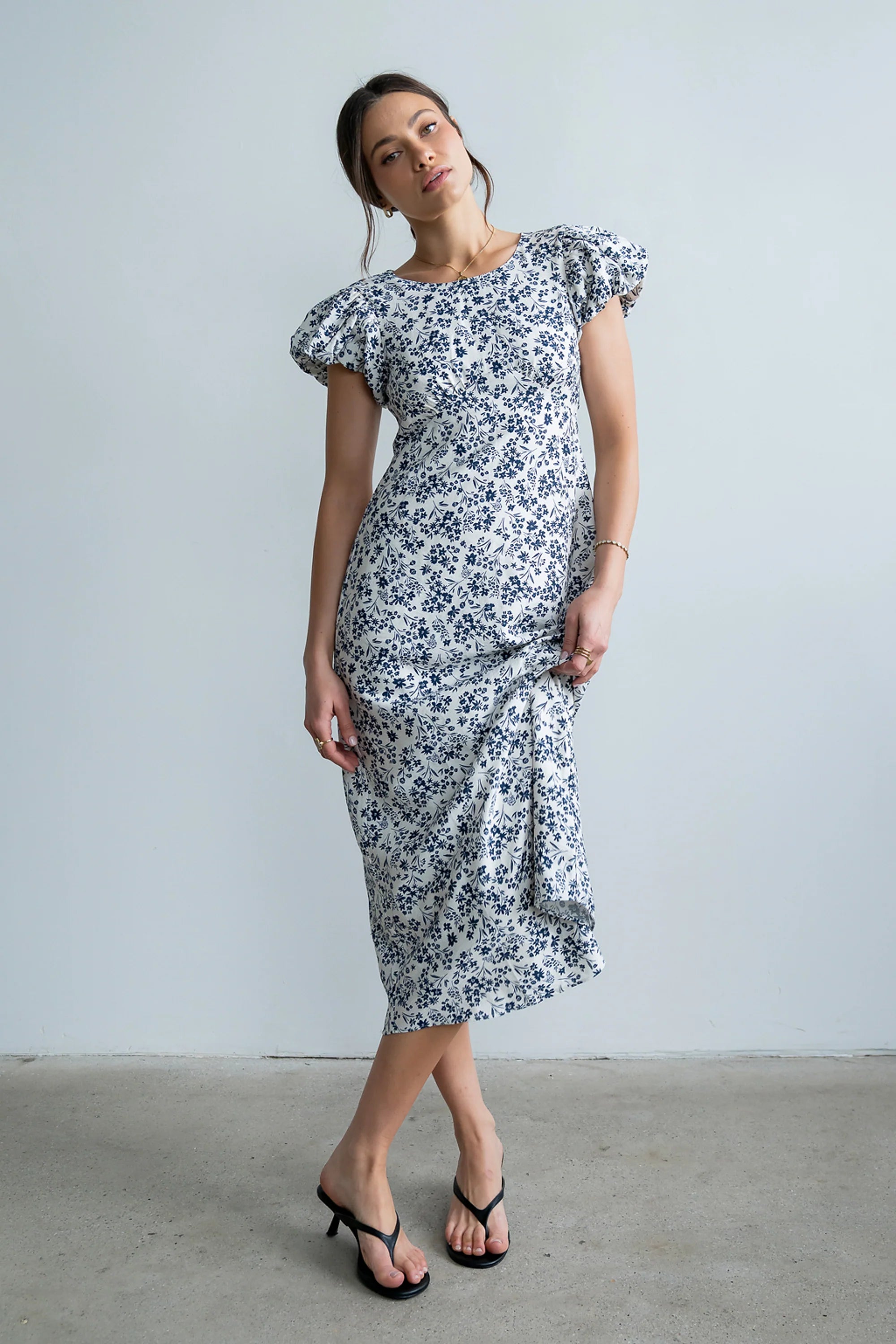 Smith Floral Midi Dress