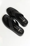 Lola Platform Sandal in Black