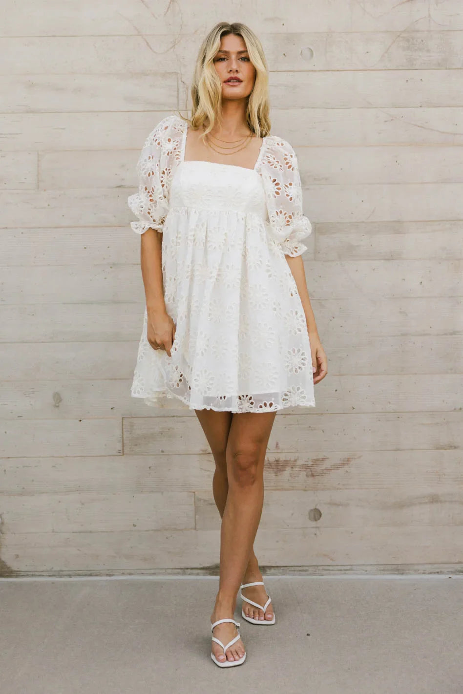 Leda Floral Babydoll Dress FINAL SALE