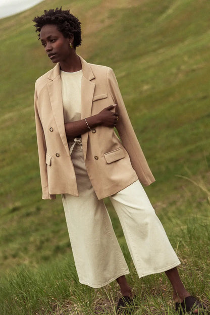 Romaine Blazer in Taupe FINAL SALE