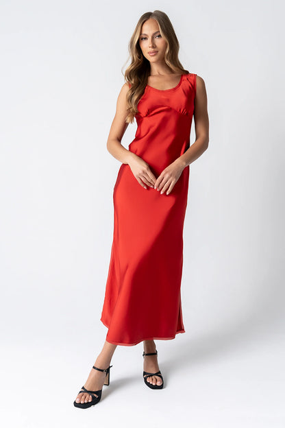 Kesley Maxi Dress in Red
