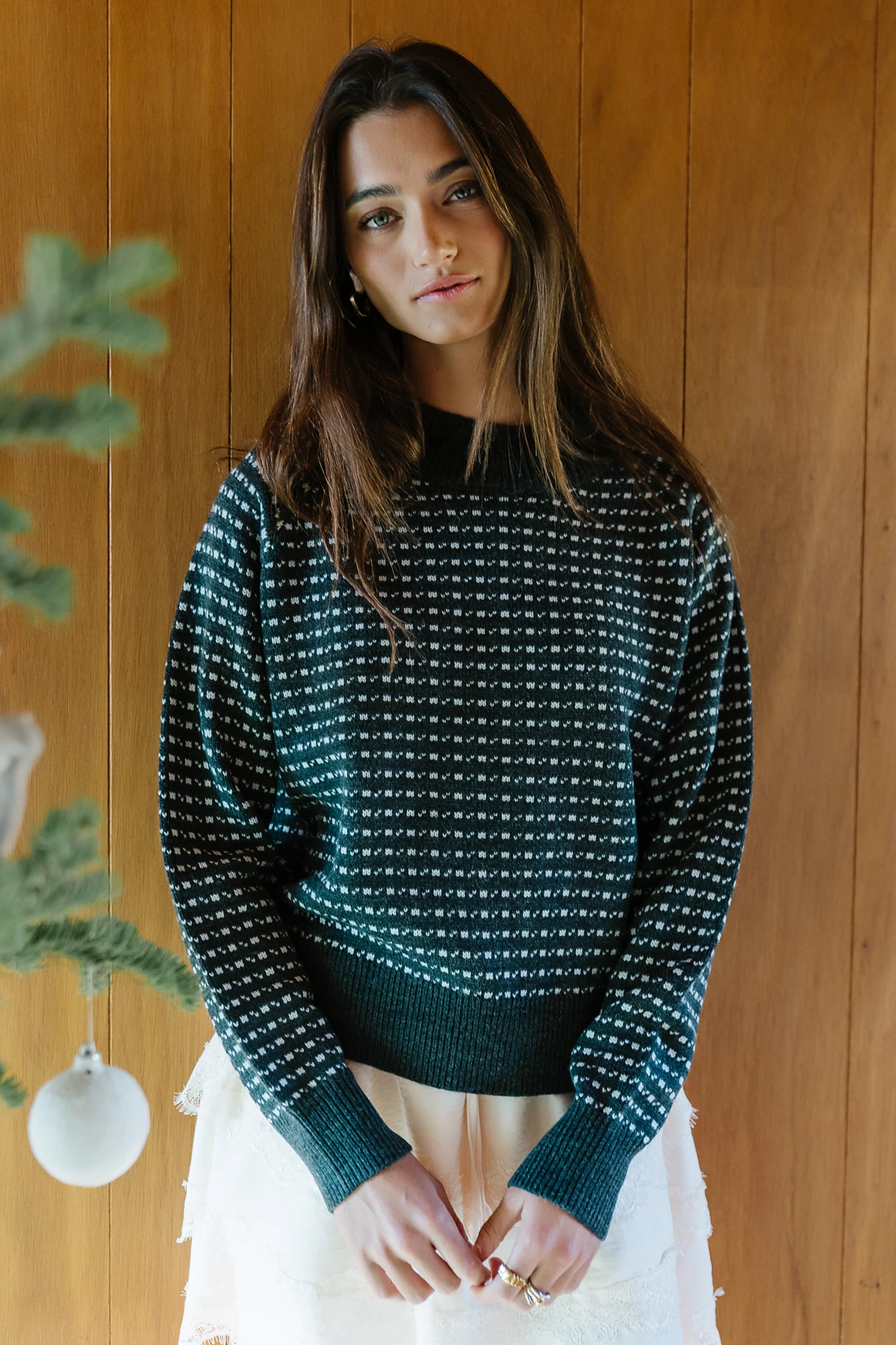 Ziggy Knit Sweater in Charcoal FINAL SALE