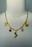 Hannah Cowgirl Charm Pendant Necklace