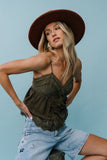 Fern Tank Top in Olive