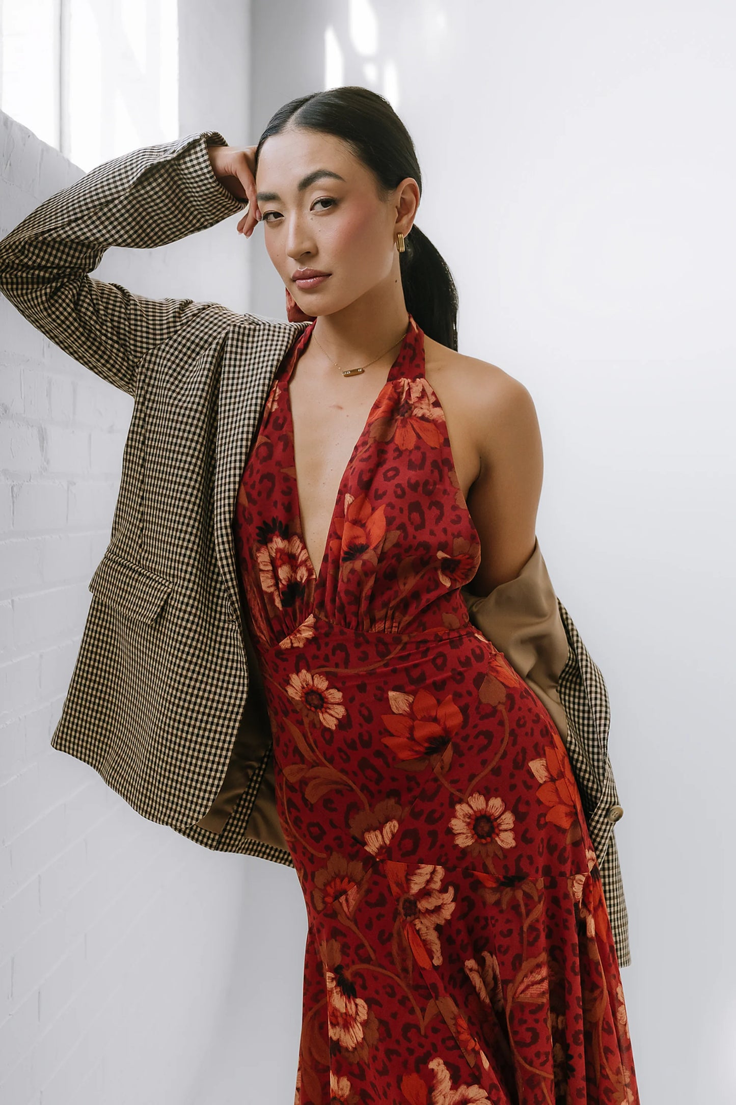 Tracey Halter Maxi Dress