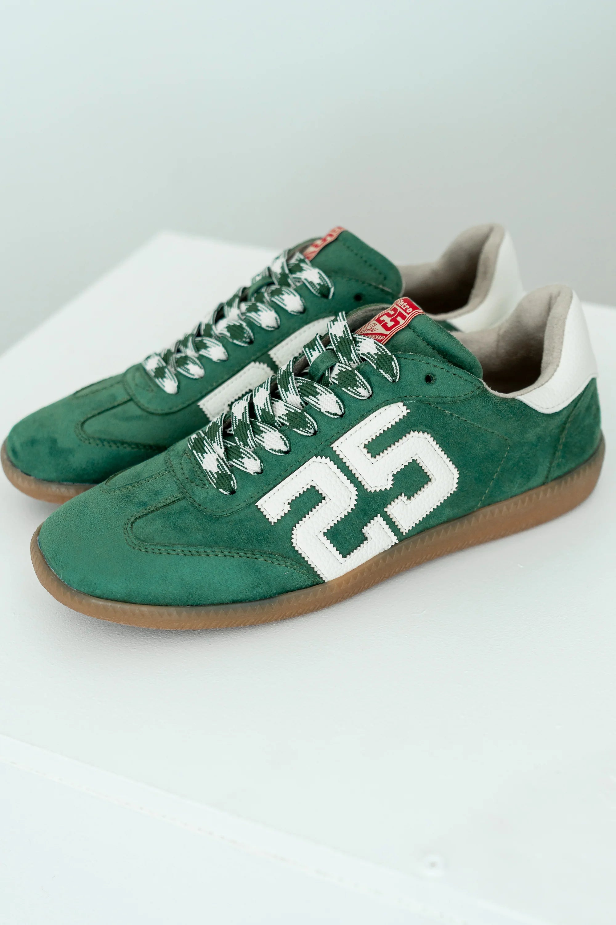 Kelly Retro Sneakers in Green FINAL SALE
