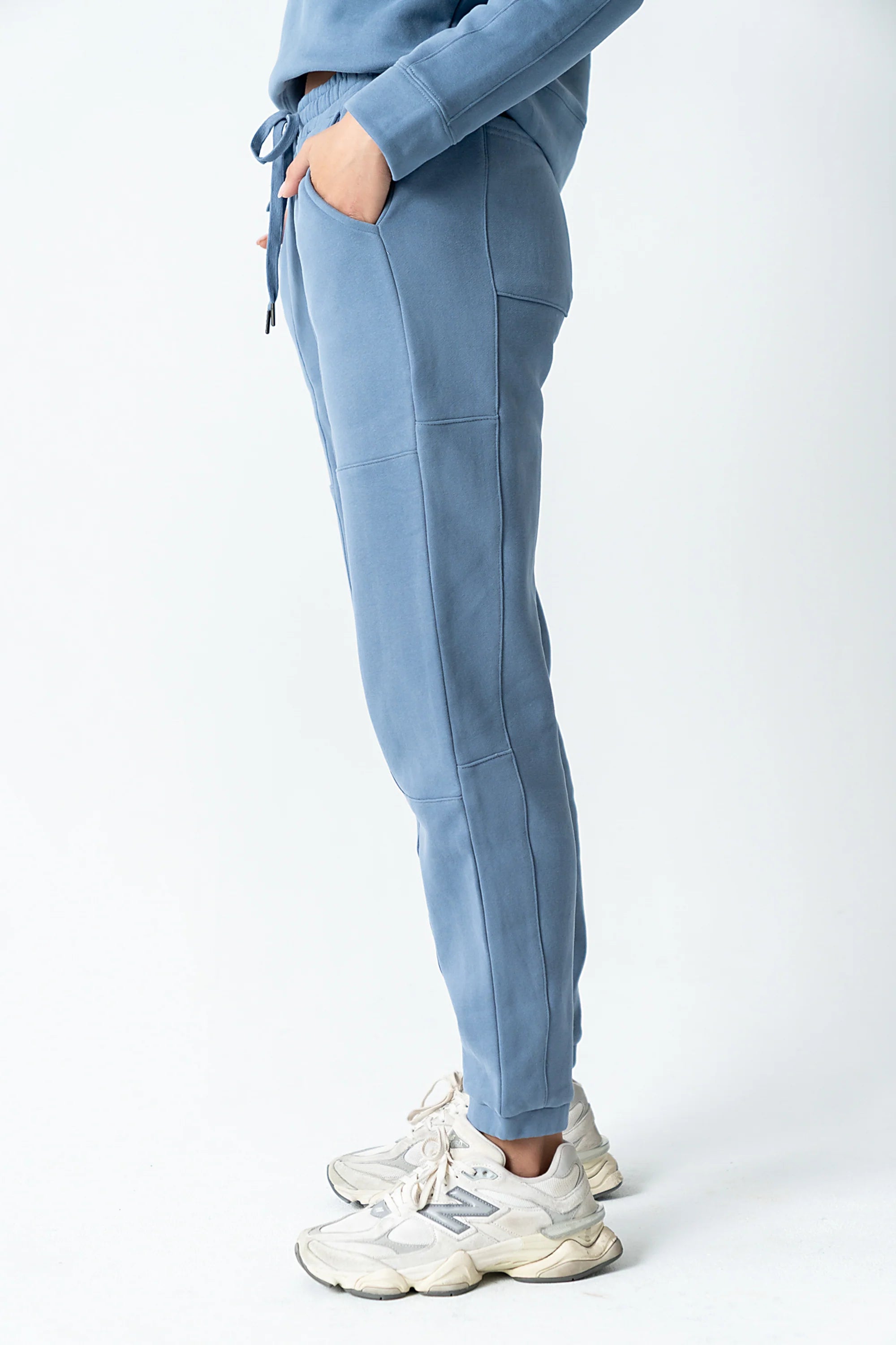 Patricia Barrel Sweatpants in Blue FINAL SALE