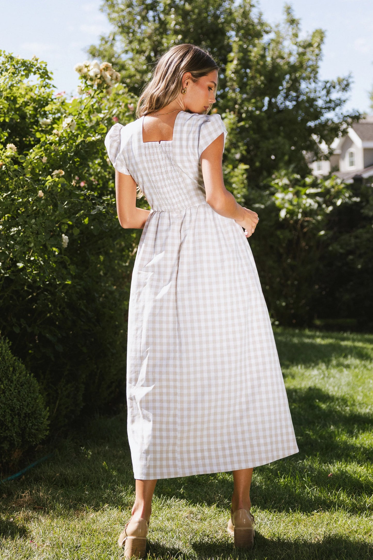 Amani Plaid Maxi Dress FINAL SALE