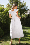 Amani Plaid Maxi Dress FINAL SALE