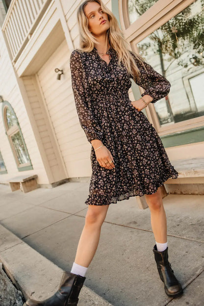 Layne Ruffled Floral Dress FINAL SALE