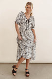 Petra Floral Midi Dress