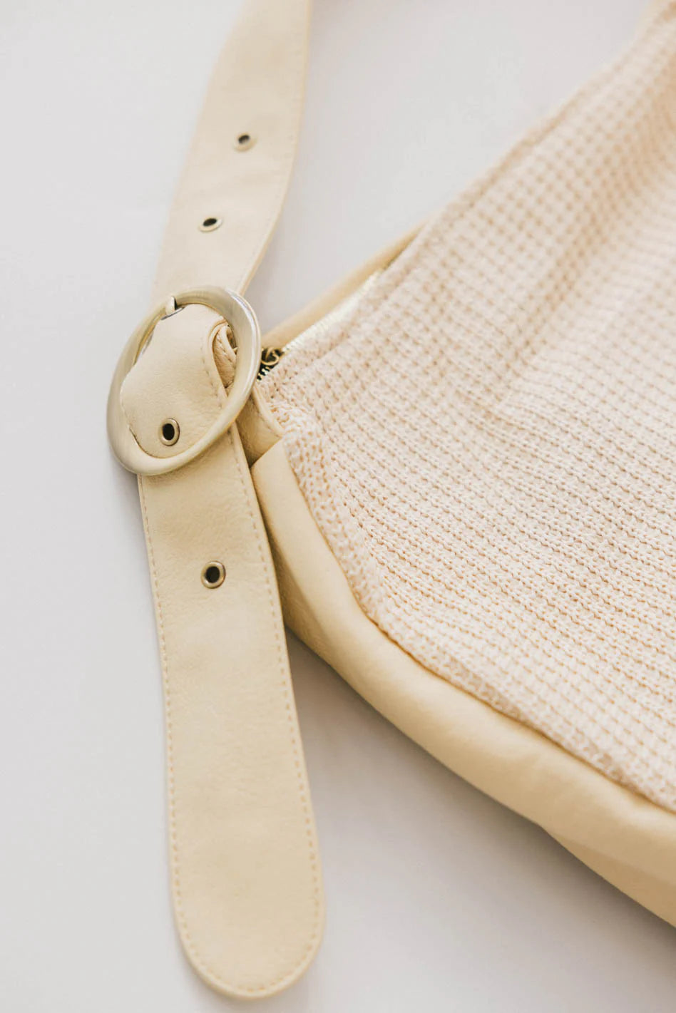 Toulouse Woven Tote in Ivory FINAL SALE